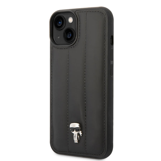 iPhone 14 Kılıf Karl Lagerfeld Nylon Puffy Airbag Karl Dizayn Kapak