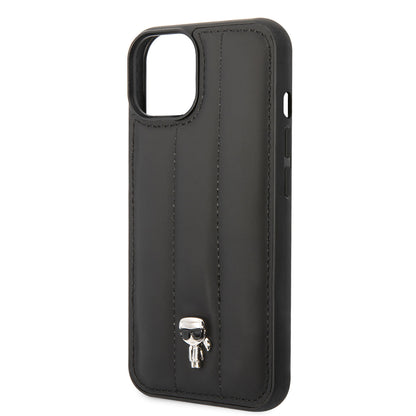iPhone 14 Kılıf Karl Lagerfeld Nylon Puffy Airbag Karl Dizayn Kapak