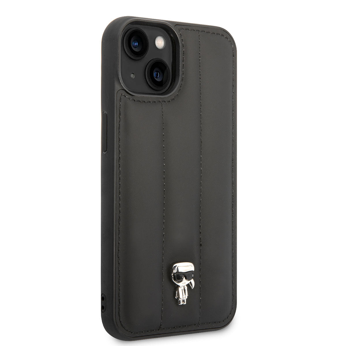 iPhone 14 Kılıf Karl Lagerfeld Nylon Puffy Airbag Karl Dizayn Kapak