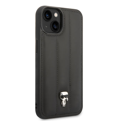 iPhone 14 Kılıf Karl Lagerfeld Nylon Puffy Airbag Karl Dizayn Kapak