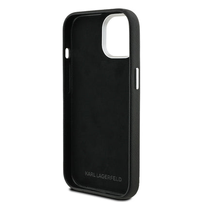 iPhone 14 Kılıf Karl Lagerfeld Orjinal Lisanslı K&C Heads Pin Kapak