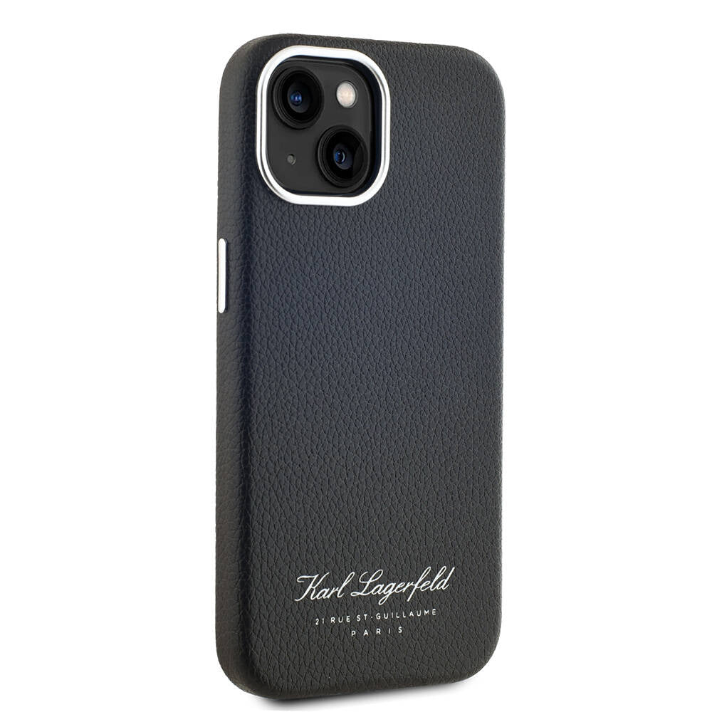 iPhone 14 Kılıf Karl Lagerfeld Orjinal Lisanslı KL Yazılı Hotel Kapak