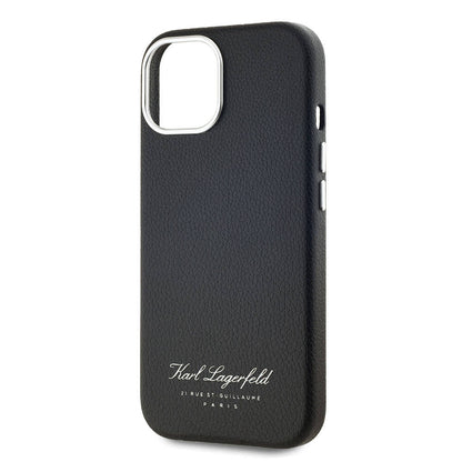iPhone 14 Kılıf Karl Lagerfeld Orjinal Lisanslı KL Yazılı Hotel Kapak