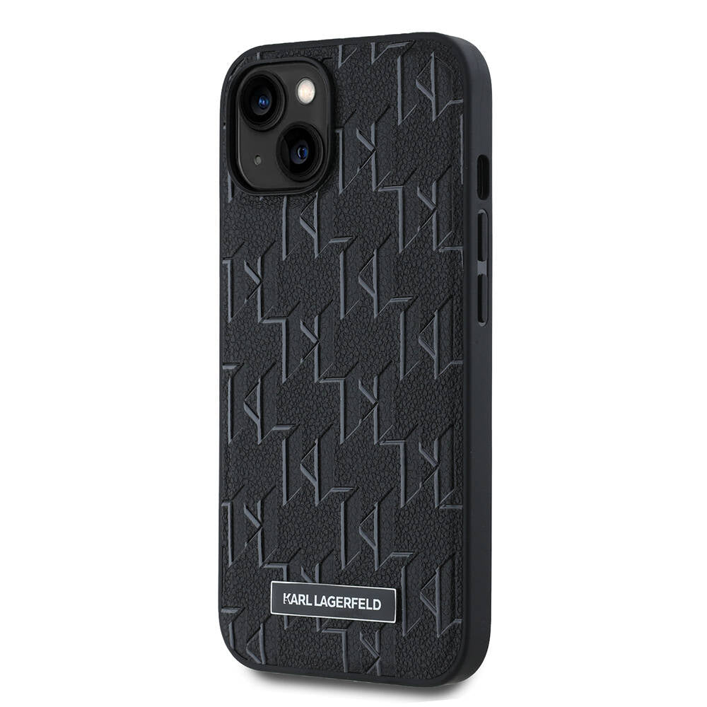 iPhone 14 Kılıf Karl Lagerfeld Orjinal Lisanslı M-safe Şarj Özellikli KL Yazılı Hot Stamp Kapak