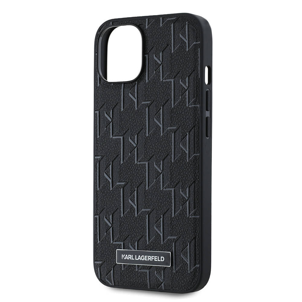 iPhone 14 Kılıf Karl Lagerfeld Orjinal Lisanslı M-safe Şarj Özellikli KL Yazılı Hot Stamp Kapak