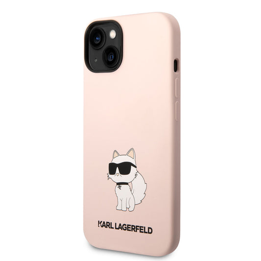 iPhone 14 Kılıf Karl Lagerfeld Silikon Choupette Dizayn Kapak