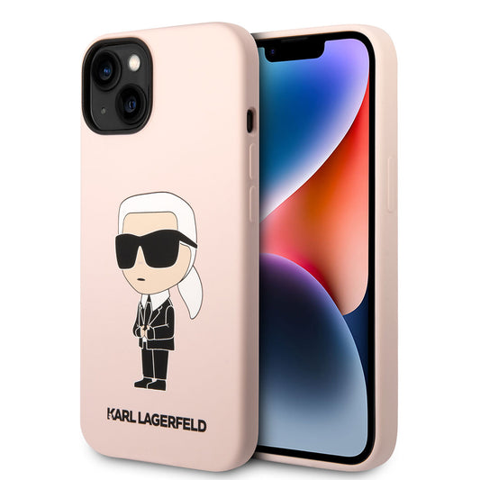 iPhone 14 Kılıf Karl Lagerfeld Silikon Karl Dizayn Kapak