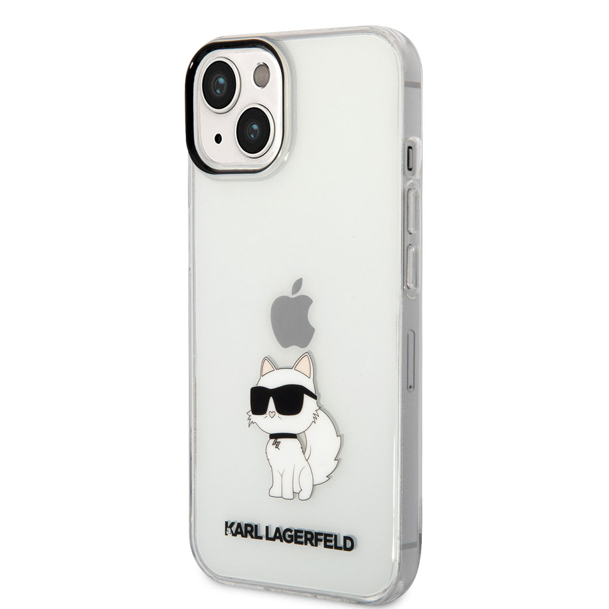 iPhone 14 Kılıf Karl Lagerfeld Transparan Choupette Dizayn Kapak