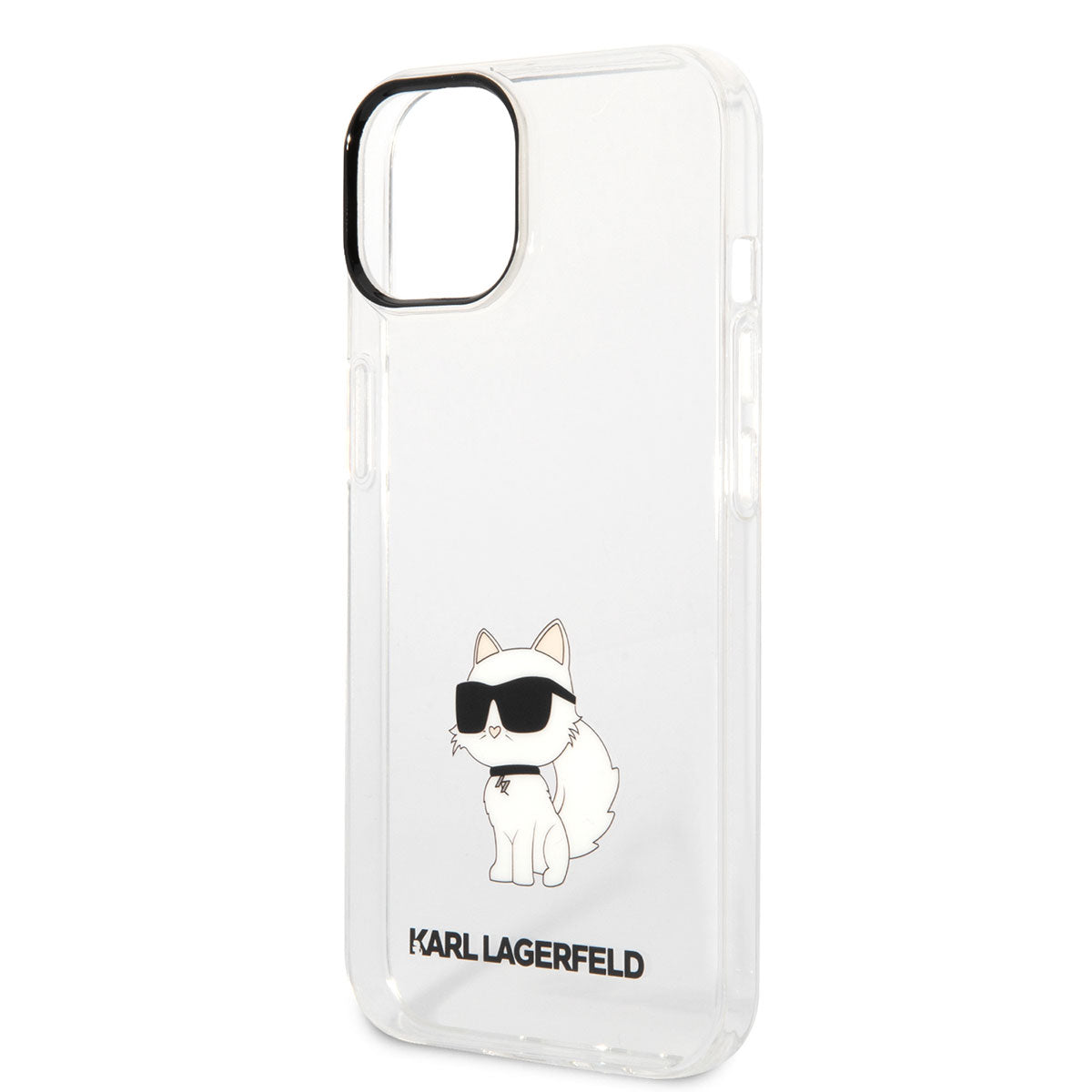 iPhone 14 Kılıf Karl Lagerfeld Transparan Choupette Dizayn Kapak