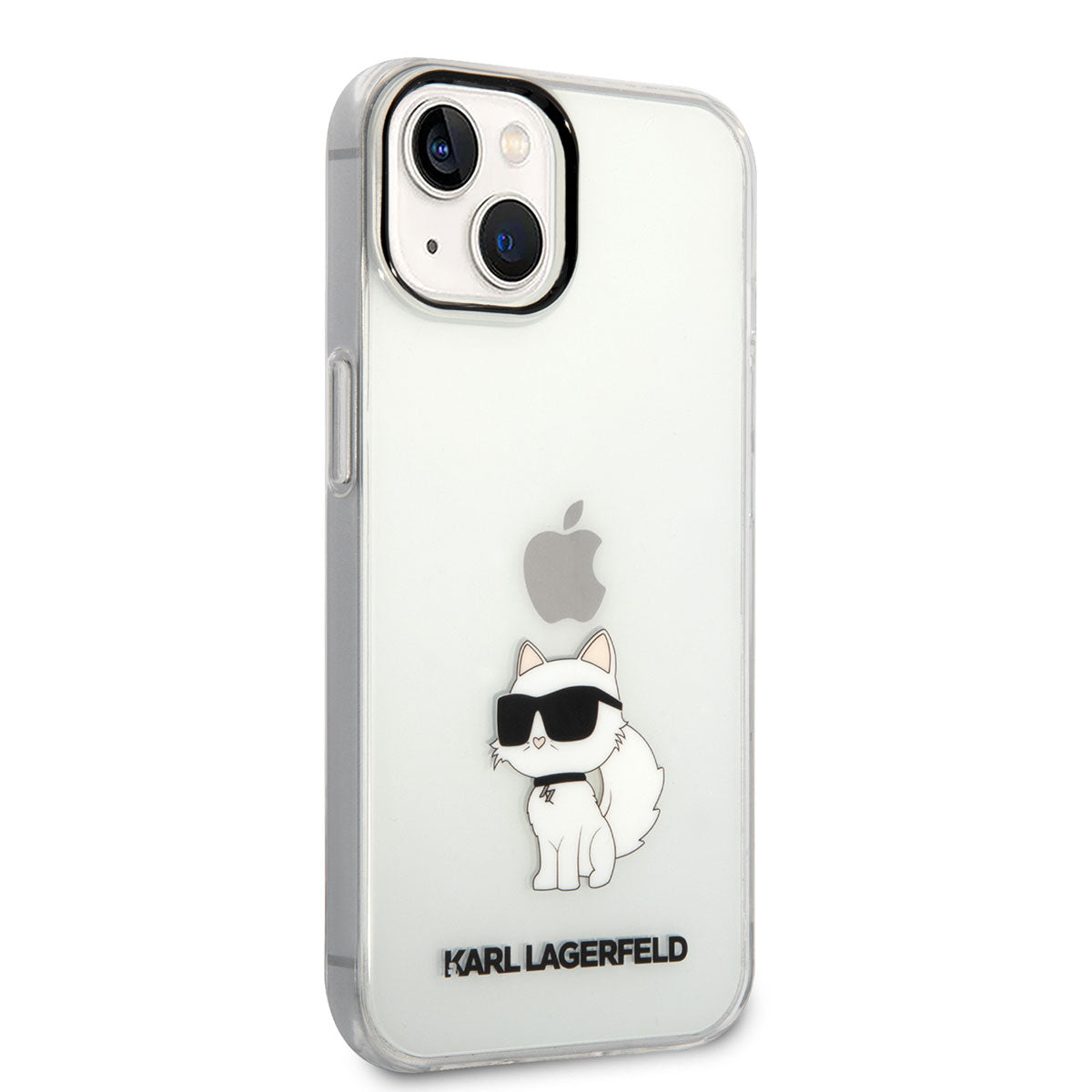 iPhone 14 Kılıf Karl Lagerfeld Transparan Choupette Dizayn Kapak