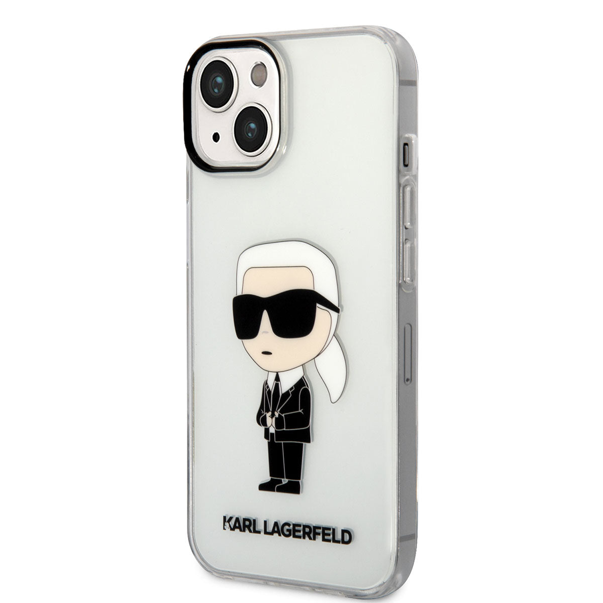 iPhone 14 Kılıf Karl Lagerfeld Transparan İkonik Karl Dizayn Kapak