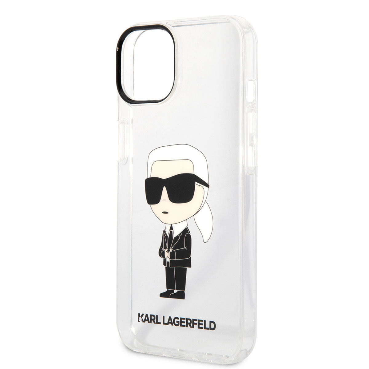 iPhone 14 Kılıf Karl Lagerfeld Transparan İkonik Karl Dizayn Kapak