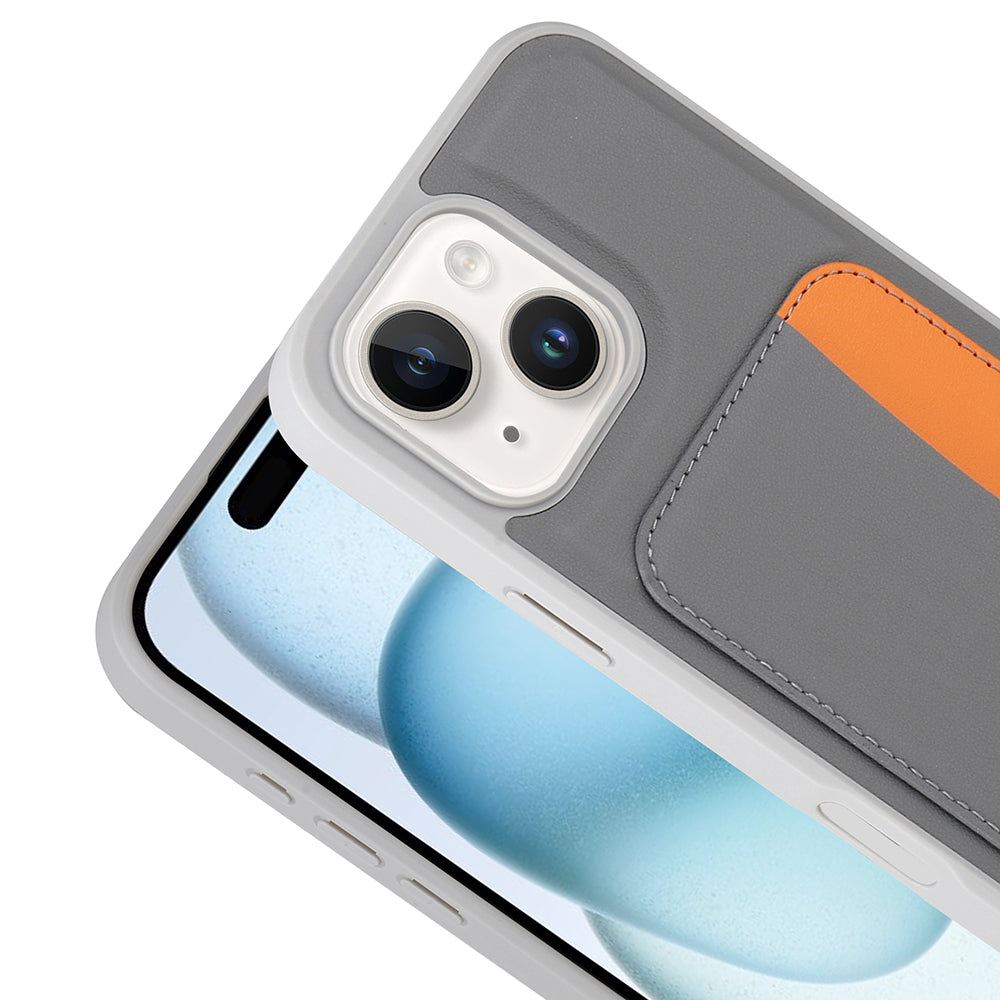 Apple iPhone 14 Kılıf Kartlıklı Zore X-Kart Silikon Kapak