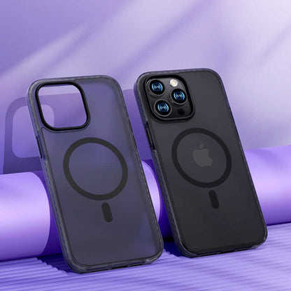 iPhone 14 Kılıf Kenarları Silikon Airbagli Mat Arka Yüzey Benks Icesand Kapak