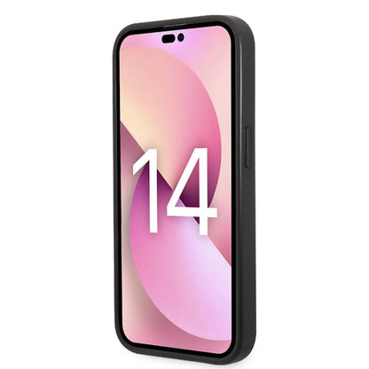 iPhone 14 Kılıf Lacoste Orjinal Lisanslı PU Pike Desenli Arka Yüzey İkonik Timsah Dokuma Logolu Kapak