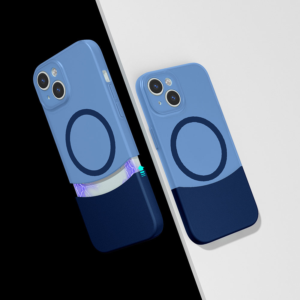 Apple iPhone 14 Kılıf M-Safe Şarj Özellikli Mıknatıslı Zore Duble Kapak