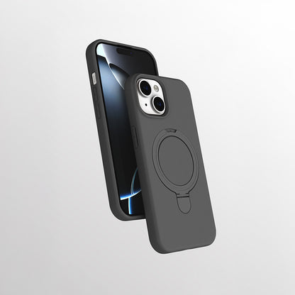 Apple iPhone 14 Kılıf M-safe Şarj Özellikli Standlı Zore Samara Kapak