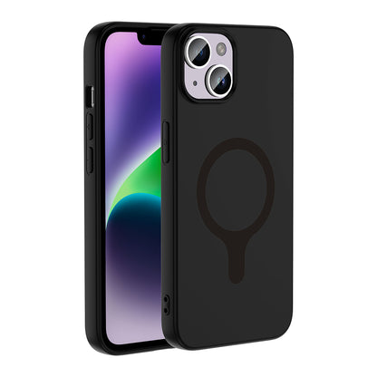 Apple iPhone 14 Kılıf M-Safe Şarj Özellikli Zore Aris Silikon Kapak