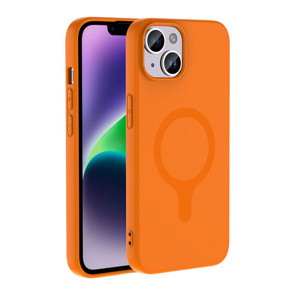Apple iPhone 14 Kılıf M-Safe Şarj Özellikli Zore Aris Silikon Kapak