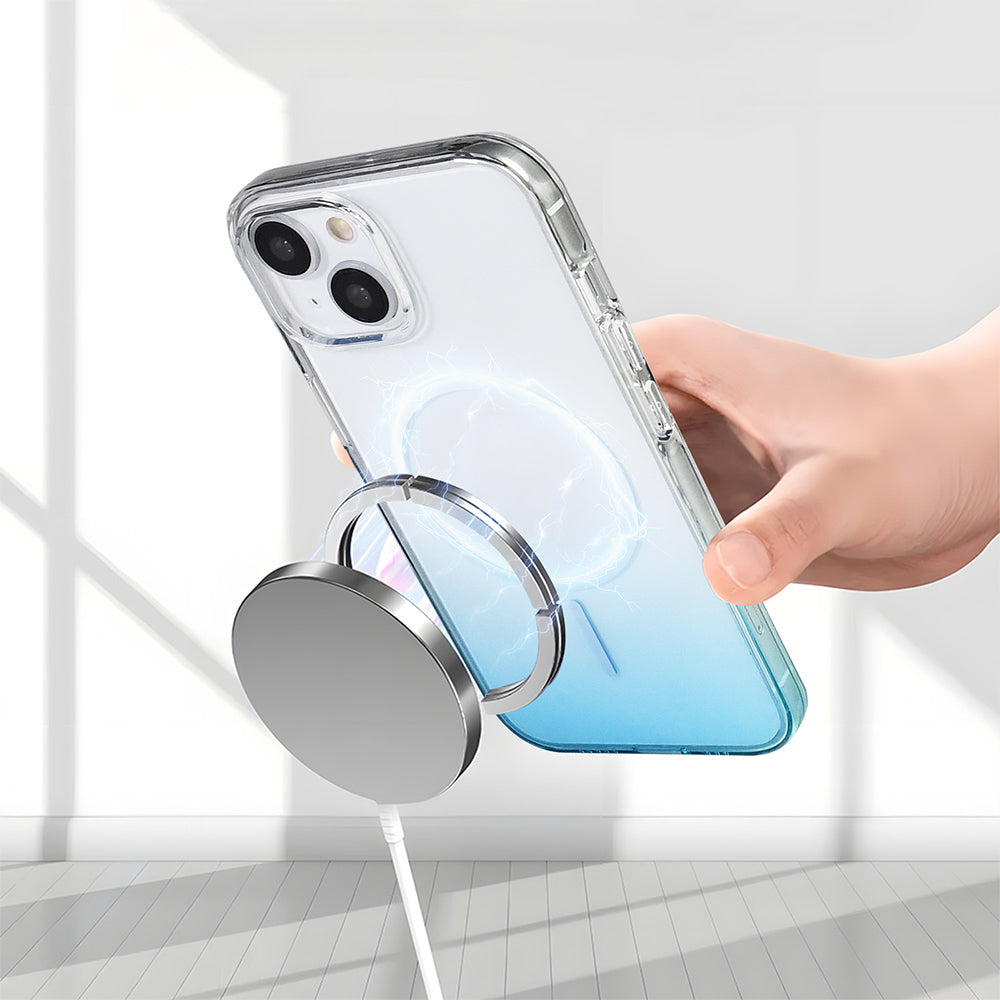 Apple iPhone 14 Kılıf M-Safe Şarj Özellikli Zore Septik Silikon Kapak