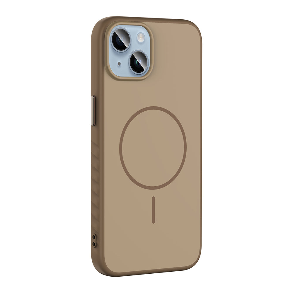 Apple iPhone 14 Kılıf M-safe Şarj Özellikli Zore Tea Kapak