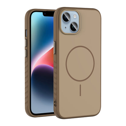 Apple iPhone 14 Kılıf M-safe Şarj Özellikli Zore Tea Kapak