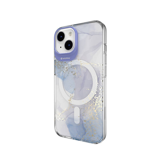 iPhone 14 Kılıf M-safe Şarj Özellikli Çift IMD Baskılı Lisanslı Switcheasy Artist-M Veil Kapak