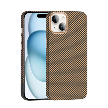 Apple iPhone 14 Kılıf M-safe Şarj Özellikli Karbon Fiber Görünümlü Zore Gros Kapak