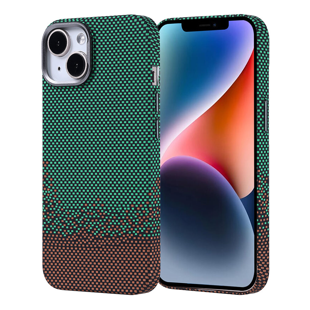 Apple iPhone 14 Kılıf M-safe Şarj Özellikli Karbon Fiber Görünümlü Zore Nekst Kapak
