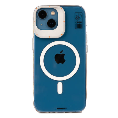 iPhone 14 Kılıf M-safe Şarj Özellikli Standlı YoungKit Hermit Bracket Serisi Kapak