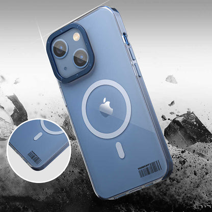 iPhone 14 Kılıf M-safe Şarj Özellikli Youngkit Coloured Glaze Serisi Kapak