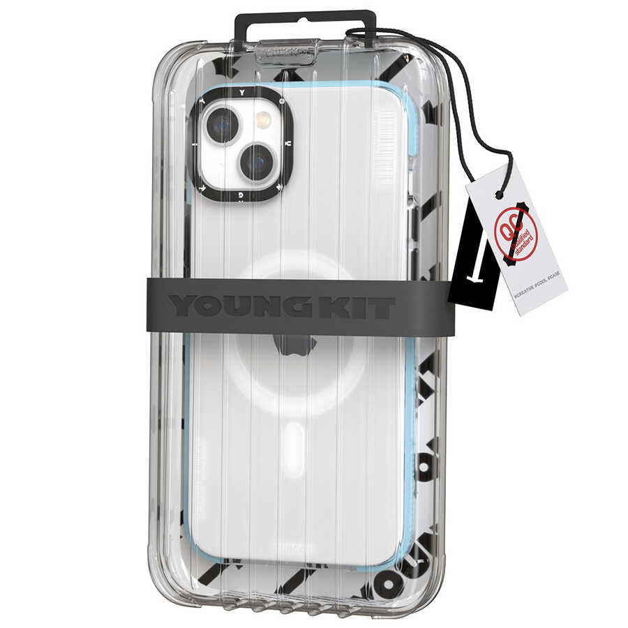 iPhone 14 Kılıf M-safe Şarj Özellikli YoungKit Exquisite Serisi Kapak