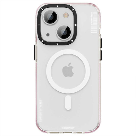 iPhone 14 Kılıf M-safe Şarj Özellikli Youngkit Jane Sand Serisi Kapak