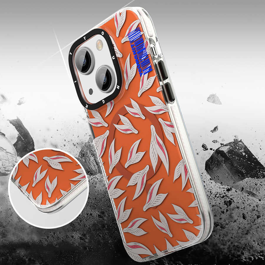 iPhone 14 Kılıf M-safe Şarj Özellikli Youngkit Play Rabbit Serisi Kapak