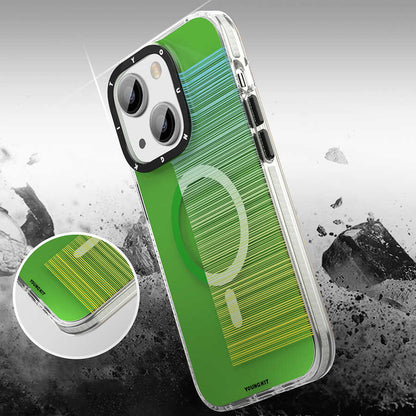 iPhone 14 Kılıf M-safe Şarj Özellikli Youngkit Pure Serisi Kapak