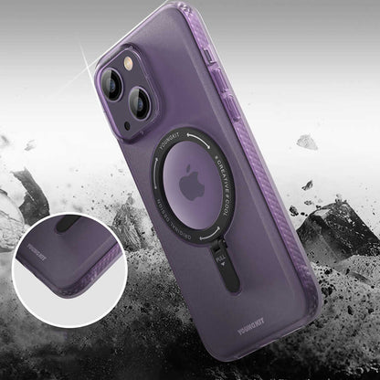 iPhone 14 Kılıf M-safe Şarj Özellikli Youngkit Rock Serisi Kapak