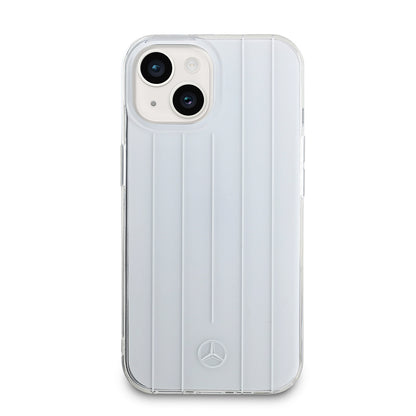 iPhone 14 Kılıf Mercedes Benz Orjinal Lisanslı New Urban 3 Sert PC Paralel Çizgi Desenli Kapak