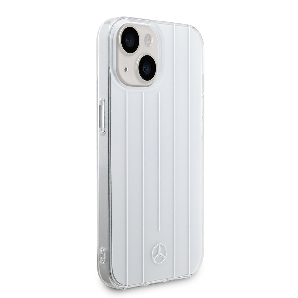 iPhone 14 Kılıf Mercedes Benz Orjinal Lisanslı New Urban 3 Sert PC Paralel Çizgi Desenli Kapak