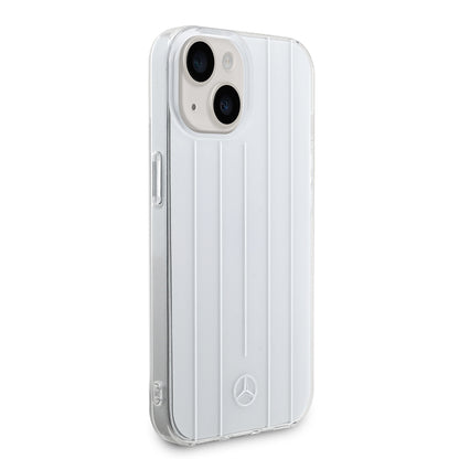 iPhone 14 Kılıf Mercedes Benz Orjinal Lisanslı New Urban 3 Sert PC Paralel Çizgi Desenli Kapak