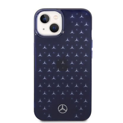 iPhone 14 Kılıf Mercedes Benz Transparan Yıldızlı Dizayn Kapak