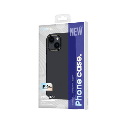 iPhone 14 Kılıf Metal Kamera Çerçeveli Recci Glaze Serisi Kapak