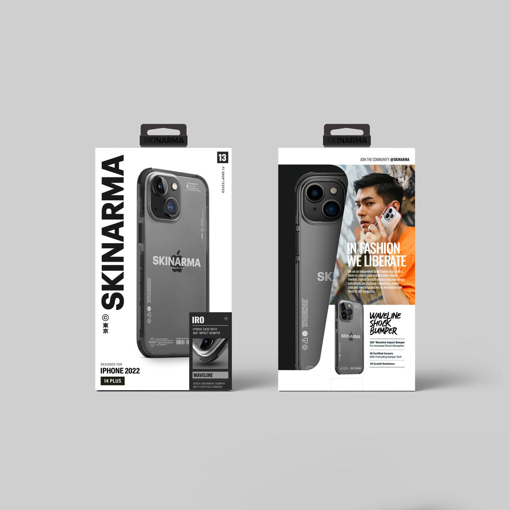 iPhone 14 Kılıf SkinArma Şeffaf Airbag Tasarımlı Iro Kapak
