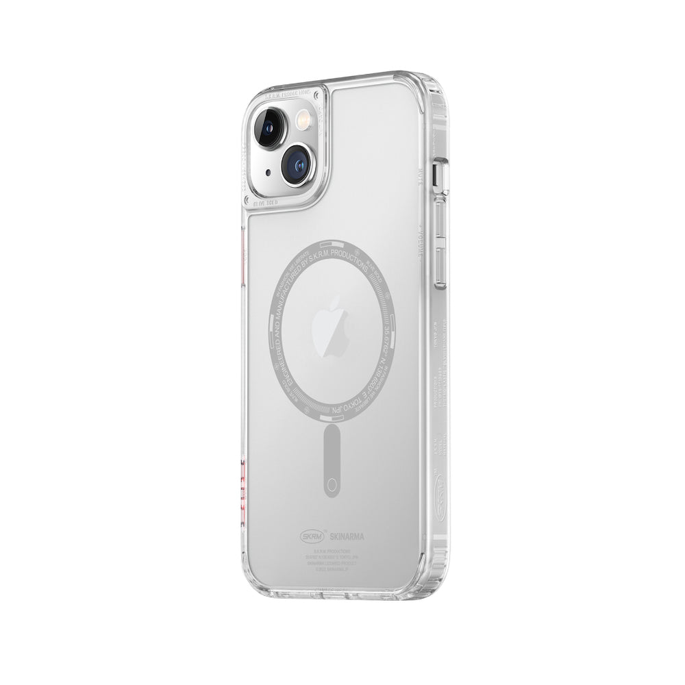 iPhone 14 Kılıf SkinArma Şeffaf Airbag Tasarımlı M-safe Şarj Özellikli Saido Kapak
