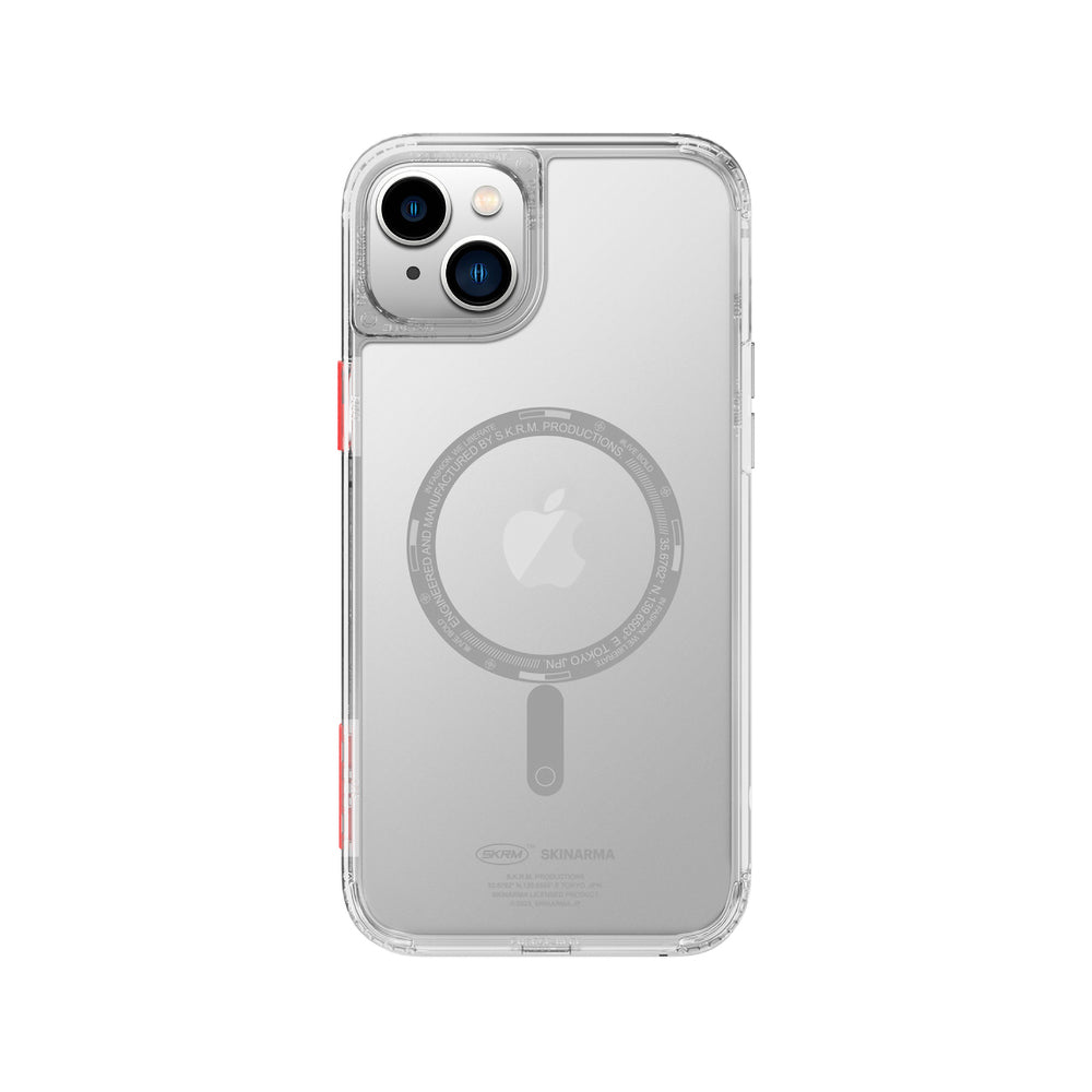 iPhone 14 Kılıf SkinArma Şeffaf Airbag Tasarımlı M-safe Şarj Özellikli Saido Kapak