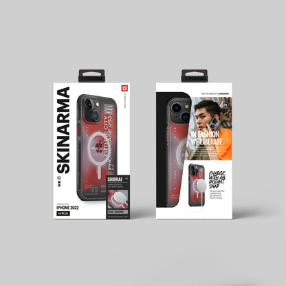 iPhone 14 Kılıf SkinArma Şeffaf Airbag Tasarımlı M-safe Şarj Özellikli Shorai Kapak
