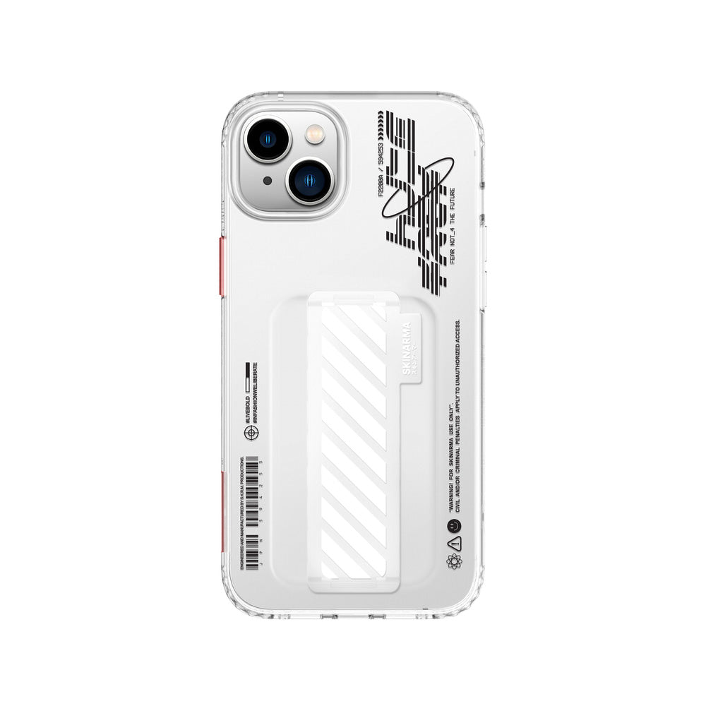 iPhone 14 Kılıf SkinArma Şeffaf Desenli Kaze Kapak