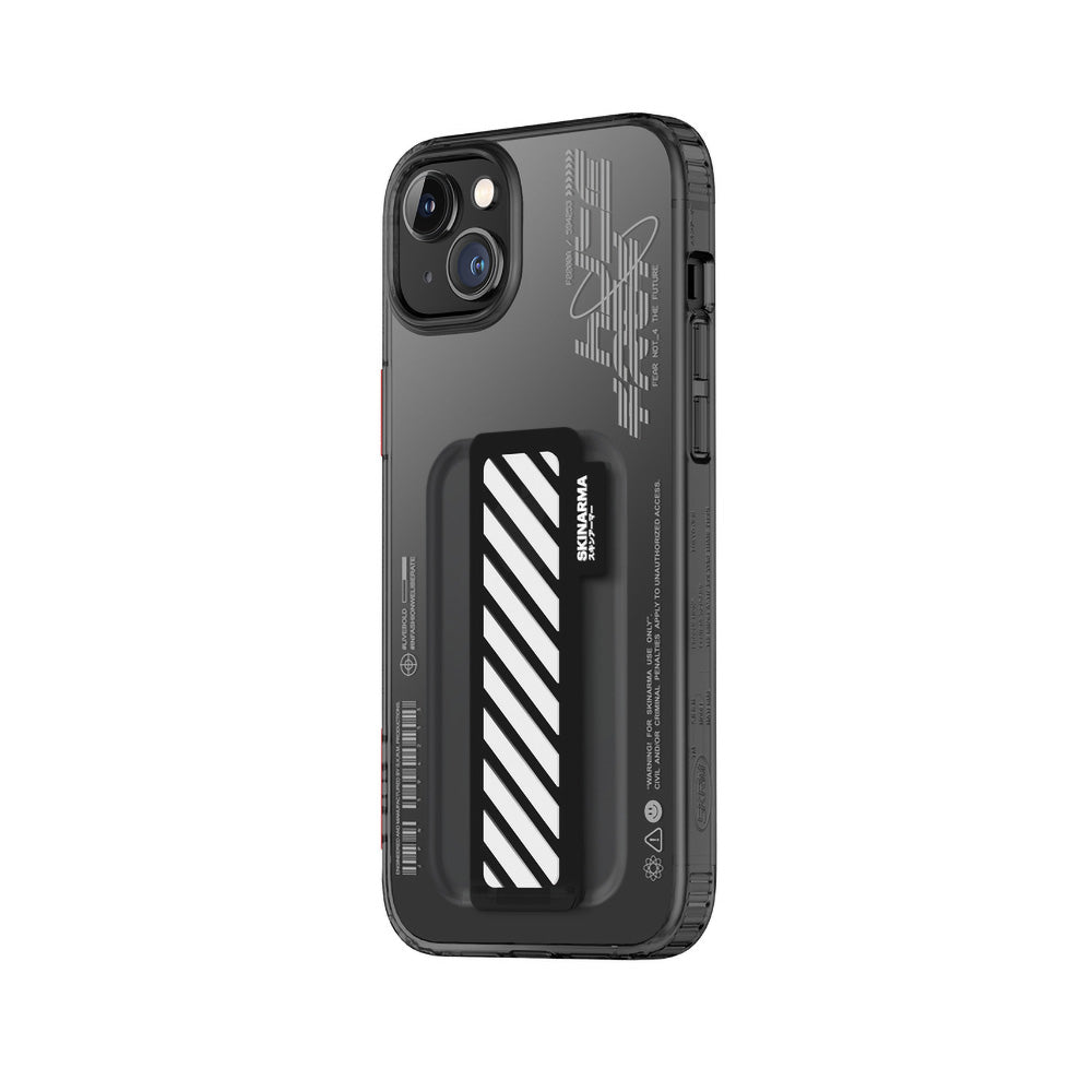 iPhone 14 Kılıf SkinArma Şeffaf Desenli Kaze Kapak