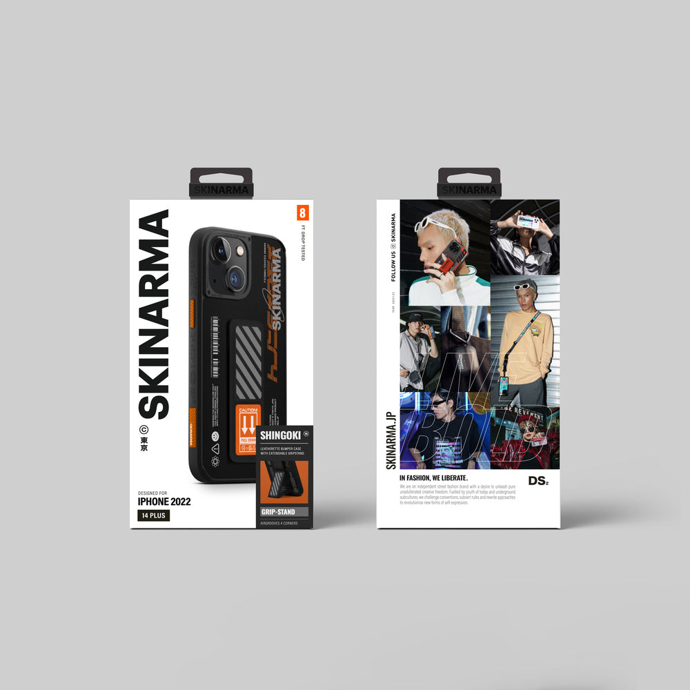 iPhone 14 Kılıf SkinArma Standlı Deri Görünümlü Shingoki Kapak