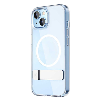 iPhone 14 Kılıf Standlı M-safe Wireless Şarj Özellikli Wiwu Aurora Serisi Kapak