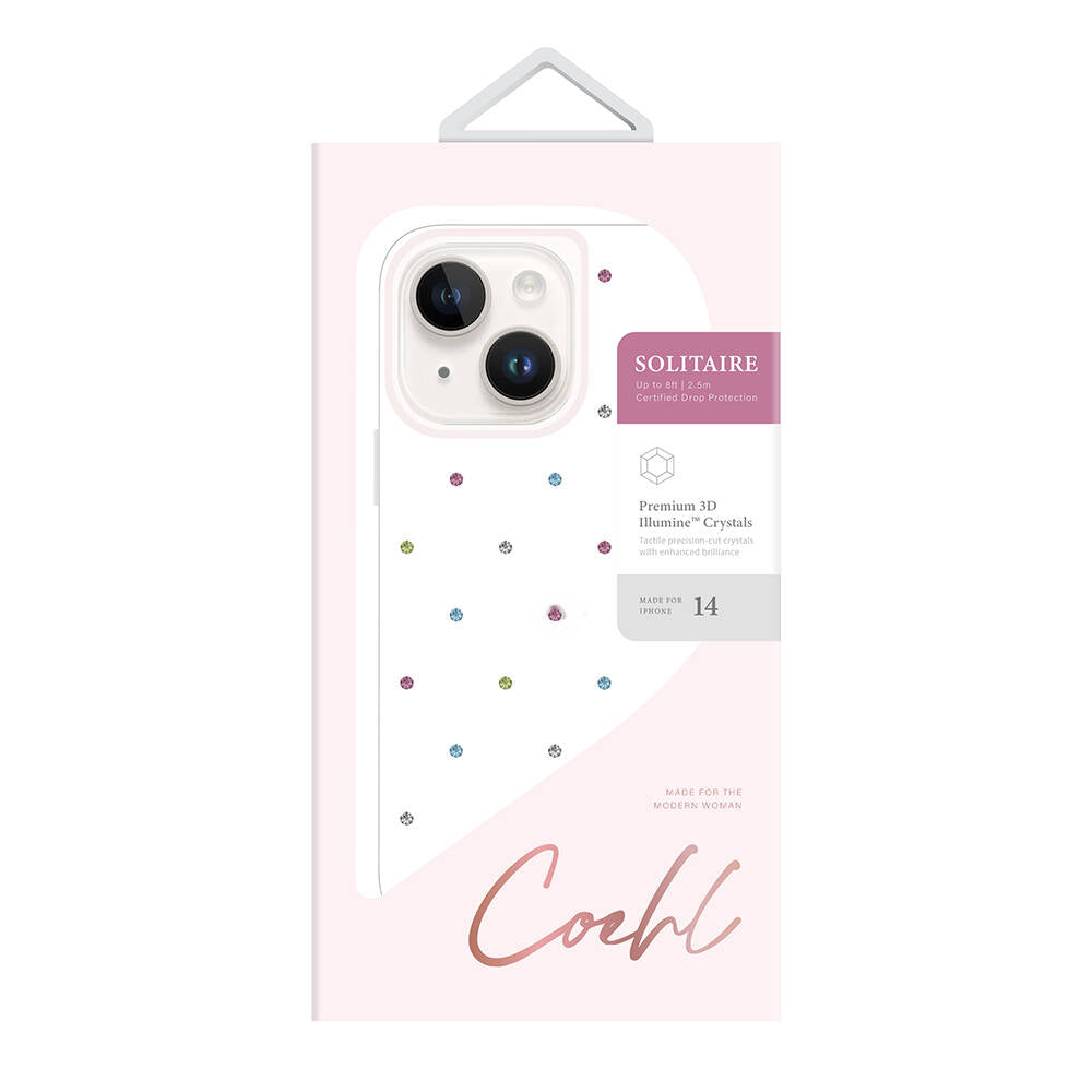 iPhone 14 Kılıf Tektaş Desenli Coehl Solitaire Kapak